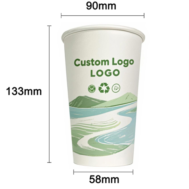 16oz PLA paper cup