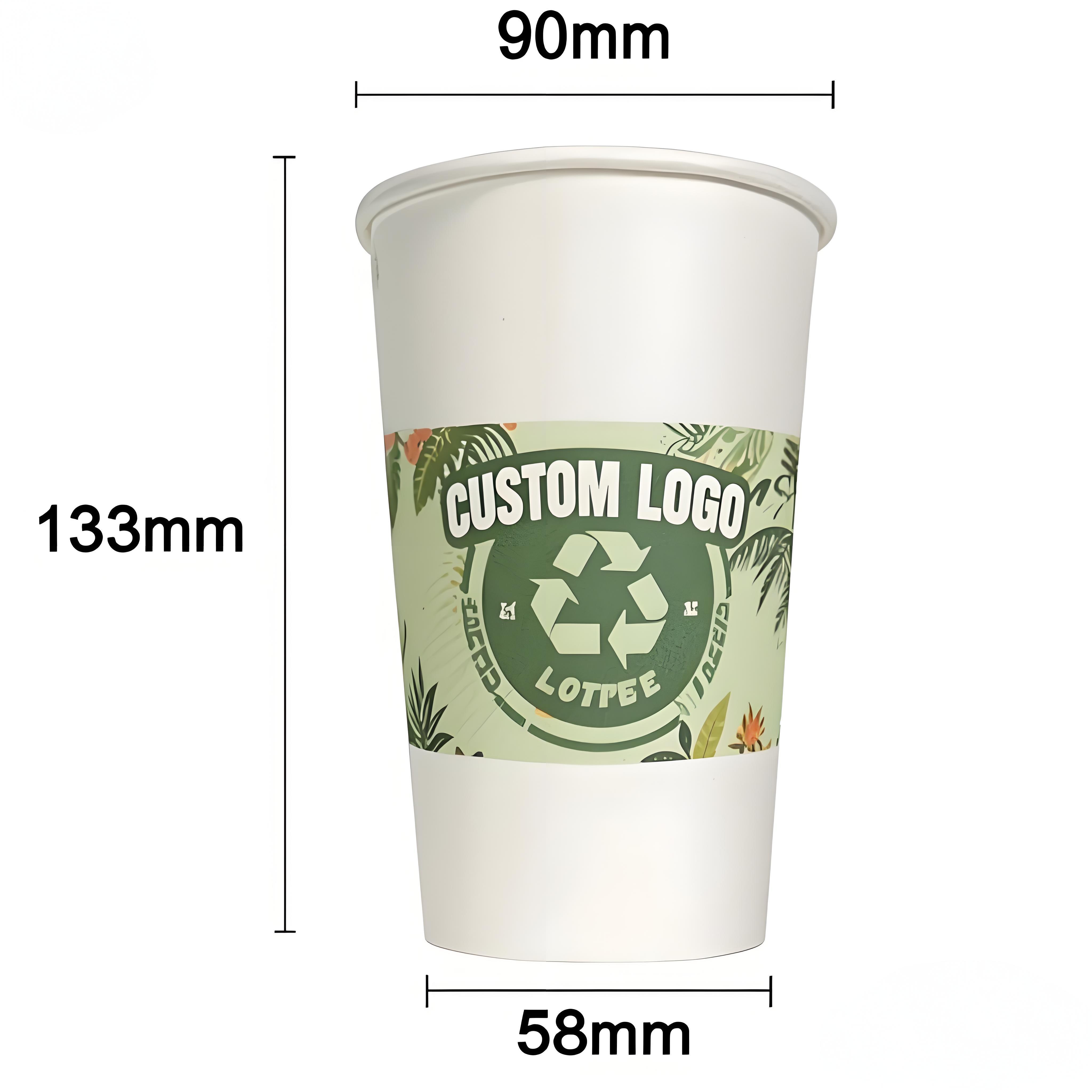 16oz PLA paper cup