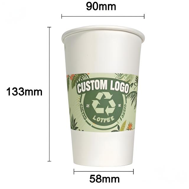 16oz PLA paper cup