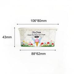 180ML Square Ice Cream Cup