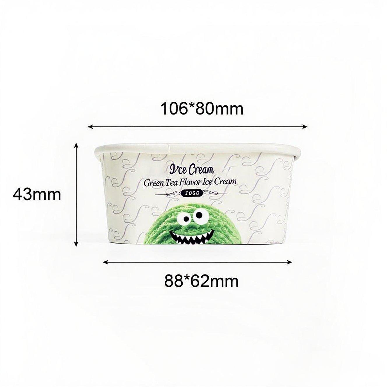180ML Square Ice Cream Cup