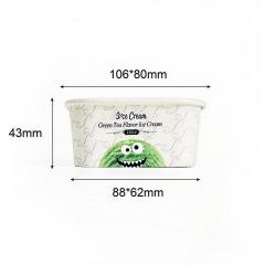180ML Square Ice Cream Cup