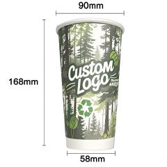 20oz PLA paper cup