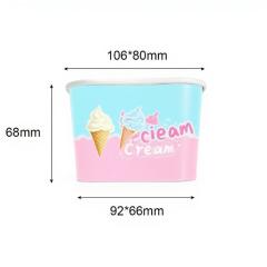 360ML Square ice cream cup