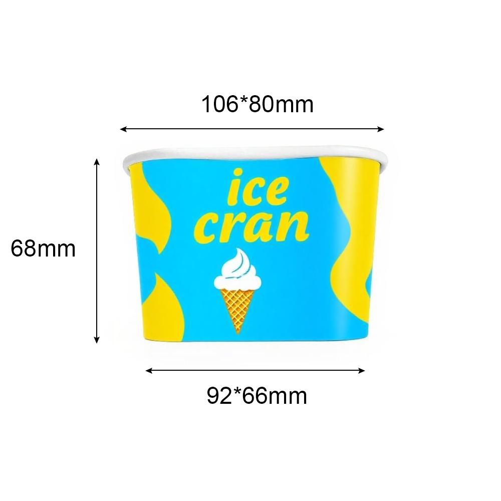360ML Square ice cream cup