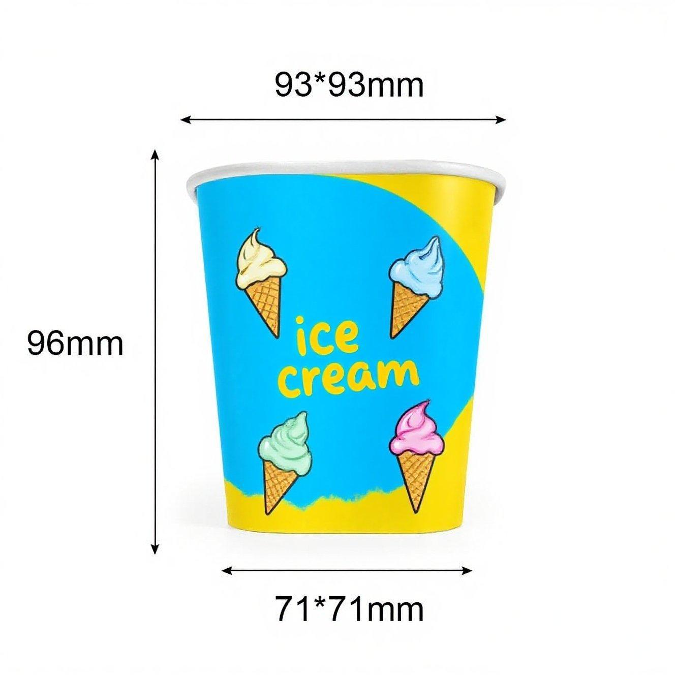 500ML Square Ice Cream Cup