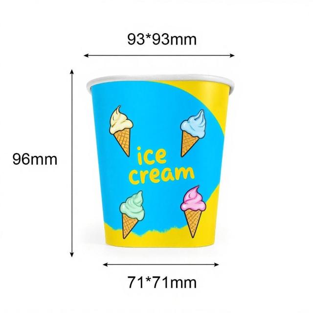 500ML Square Ice Cream Cup