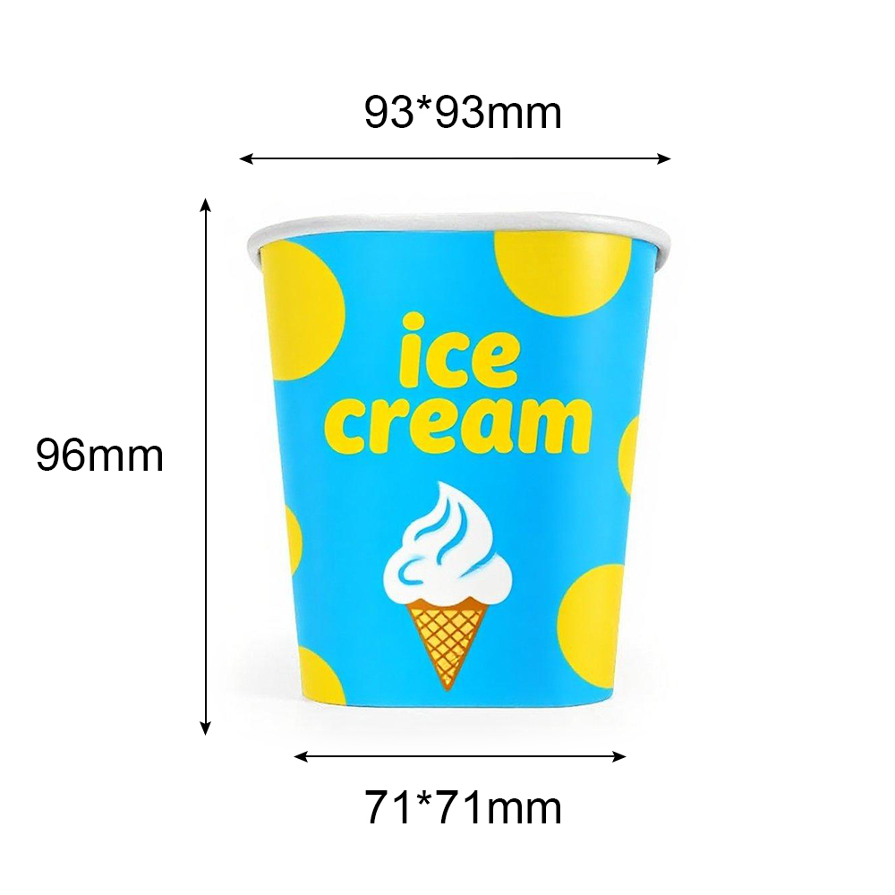 500ML Square Ice Cream Cup
