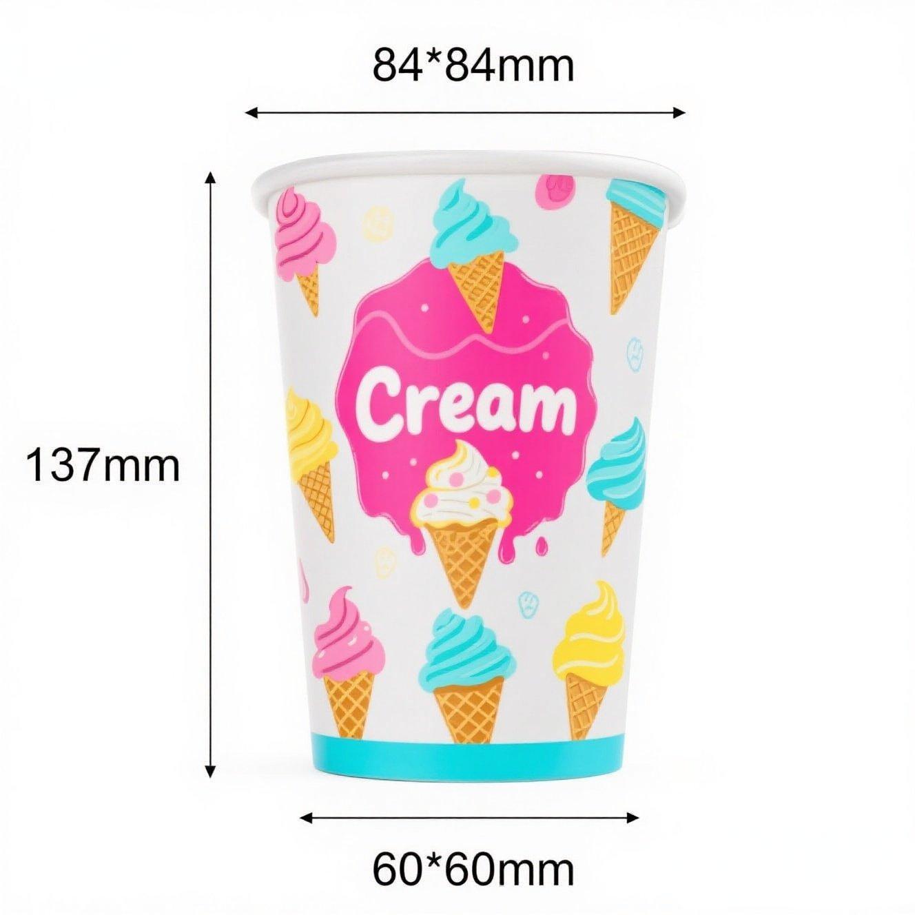 560ML Square Ice Cream Cup