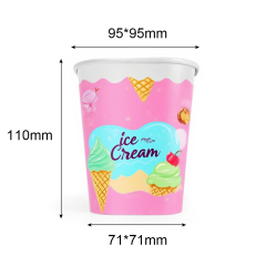 600ML Square Ice Cream Cup