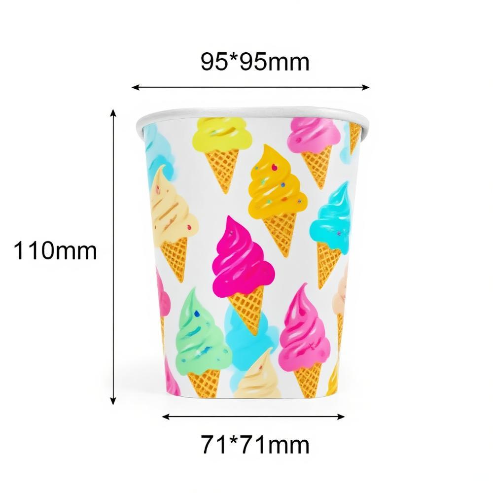 600ML Square Ice Cream Cup