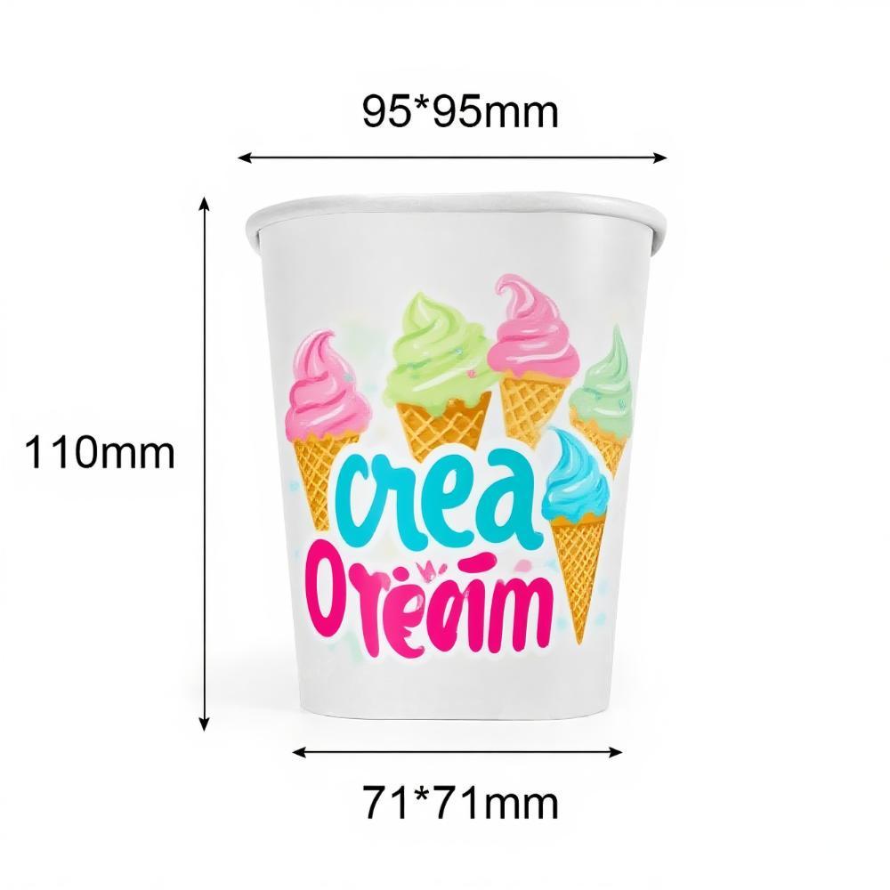 600ML Square Ice Cream Cup
