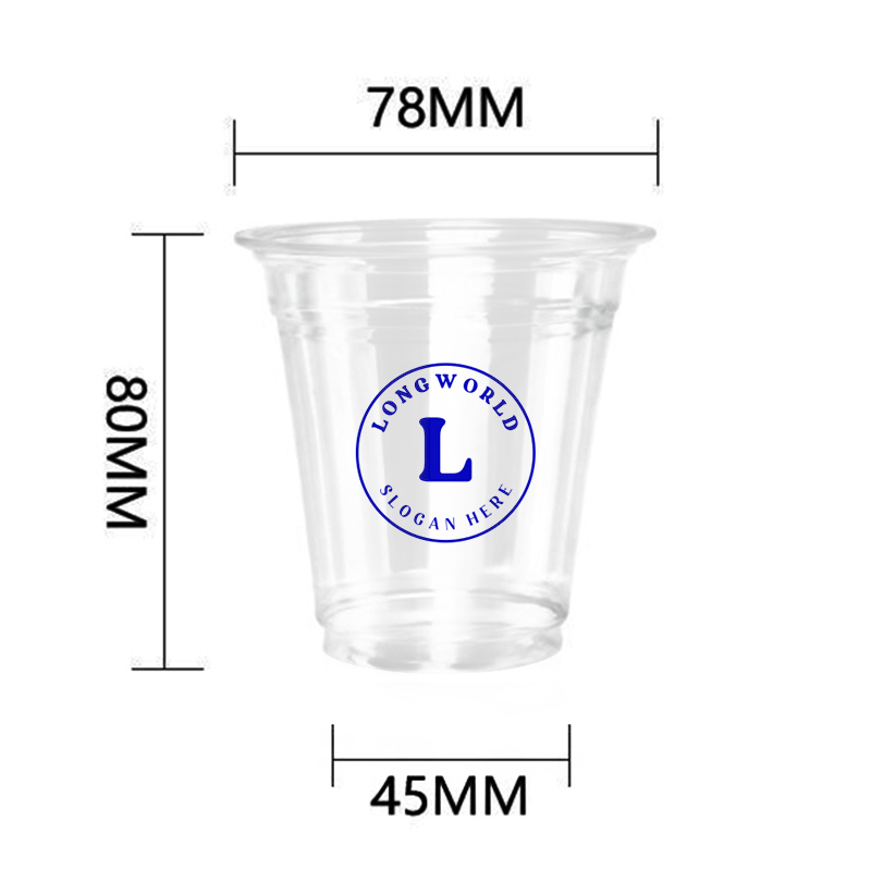 7OZ 200ml 78Dia Plastic Cup