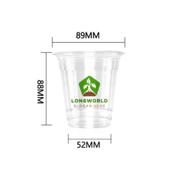 10OZ 300ml 89Dia plastic cup