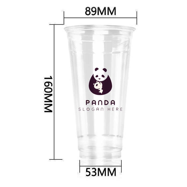 20OZ 550ml 89Dia  Plastic Cup