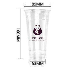20OZ 550ml 89Dia  Plastic Cup