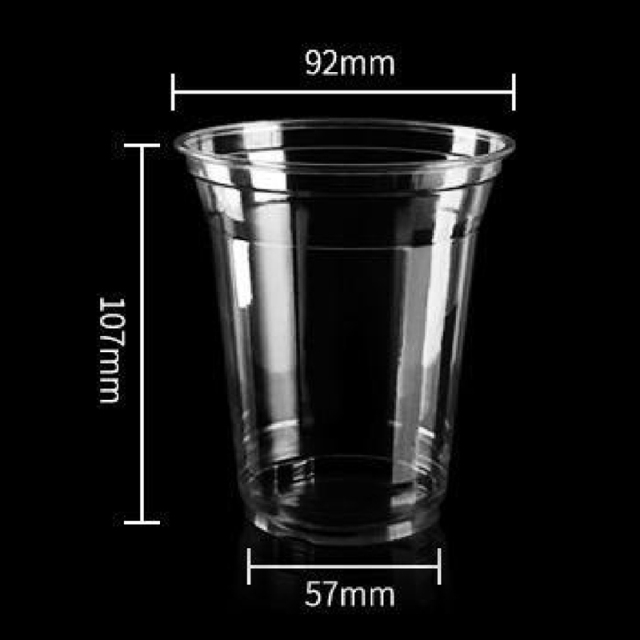 12OZ 400ml 92Dia  Plastic  Cup 