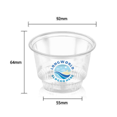 8OZ 270ml 92Dia  Plastic  Cup 