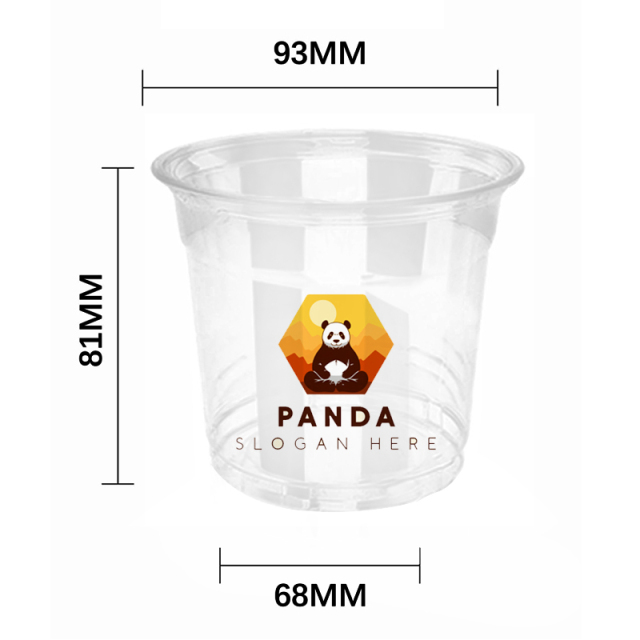 10OZ 350ml 93Dia Plastic Cup 