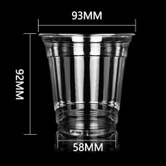 10OZ 360ml 93Dia Plastic Cup