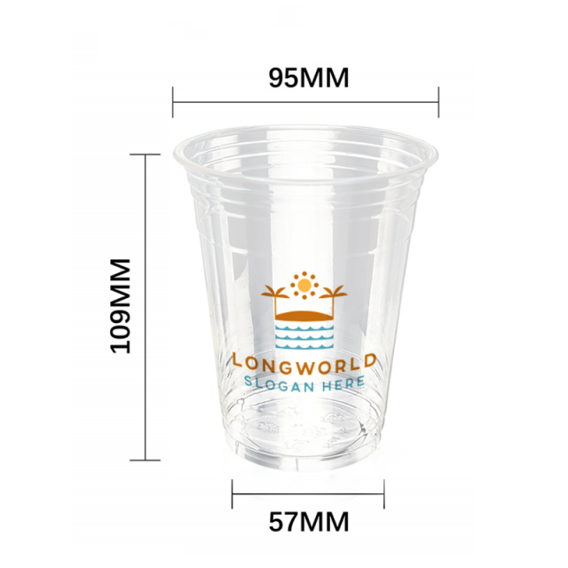 12OZ 415ml 95Dia Plastic Cup