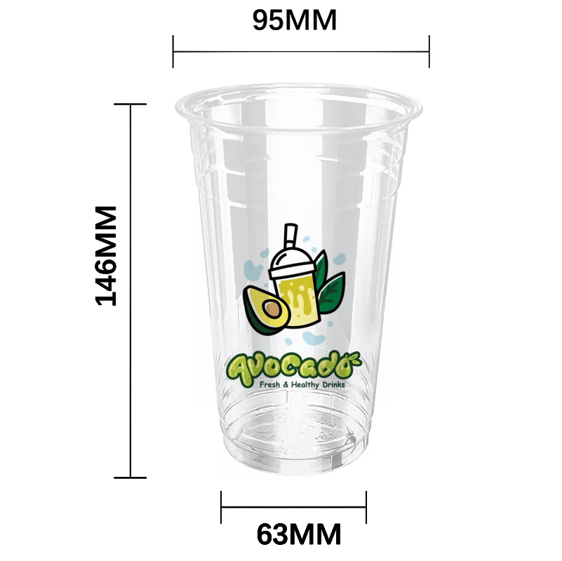 20OZ 640ml 95Dia  Plastic Cup