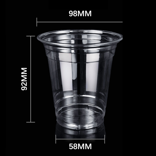 12OZ 350ml 98Dia Plastic Cup 