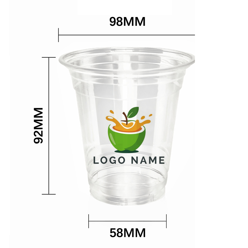 12OZ 350ml 98Dia Plastic Cup 