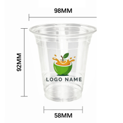 12OZ 350ml 98Dia Plastic Cup 