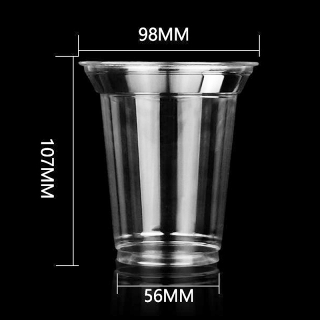 14OZ 380ml 98Dia Plastic Cup