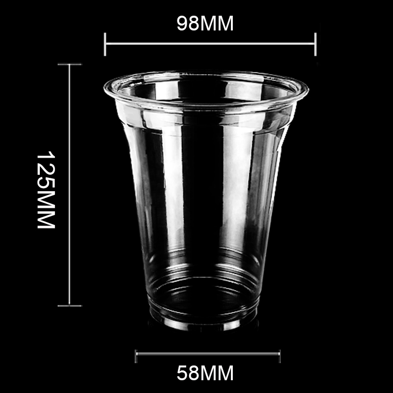 16OZ 500ml 98Dia Plastic Cup 