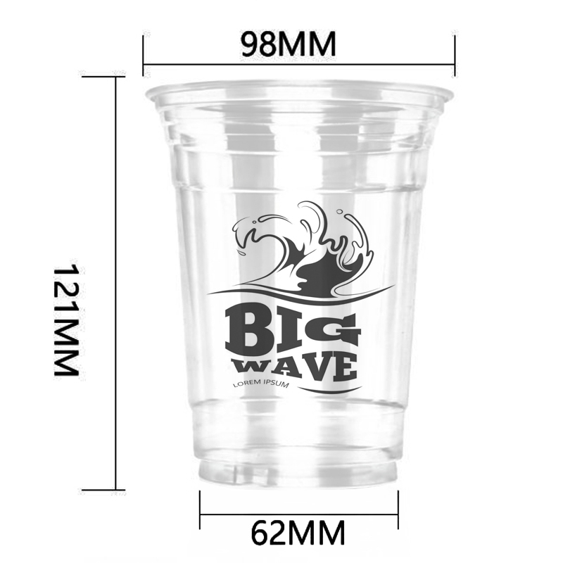 16OZ 550ml 98Dia Plastic Cup 