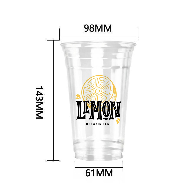 20OZ 630ml 98Dia Plastic Cup 
