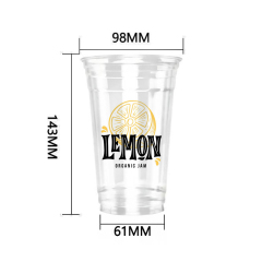 20OZ 630ml 98Dia Plastic Cup 