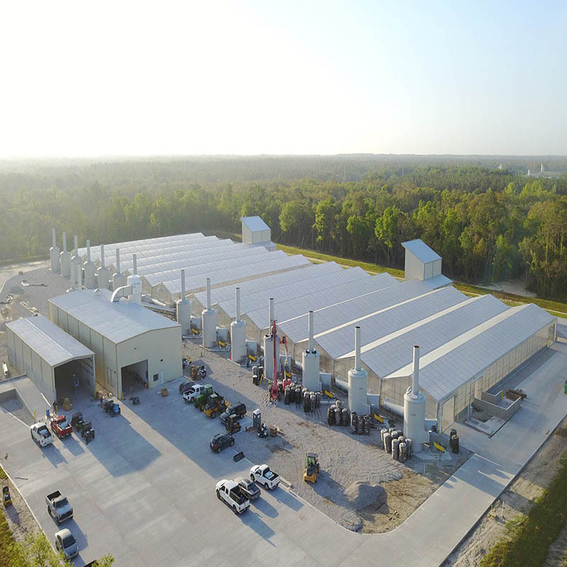 Film Commercial  Agricultural Tunnel System Steel Structure Greenhouse