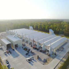 Film Commercial  Agricultural Tunnel System Steel Structure Greenhouse