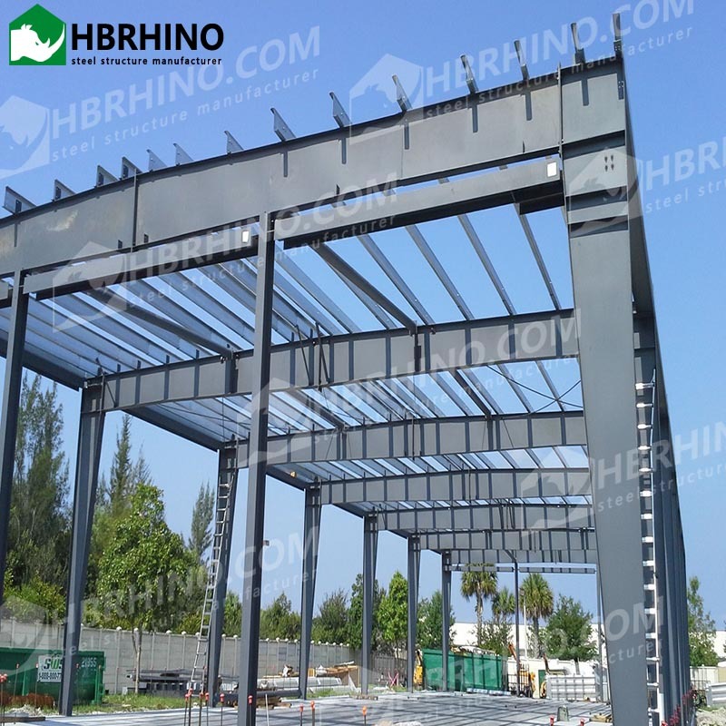 Multi Span Steel Structure Warehouse Buildings Light Metal Warehouse Construction