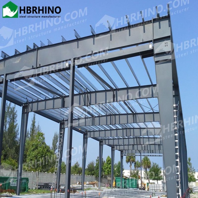 Multi Span Steel Structure Warehouse Buildings Light Metal Warehouse Construction