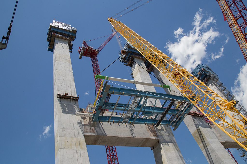 Steel Cable-Stayed Bridge