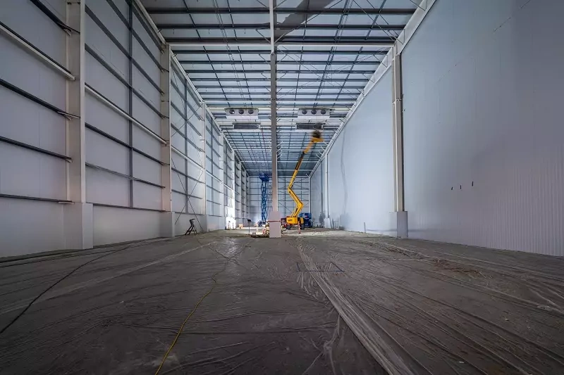 Steel structure refrigerated warehouse