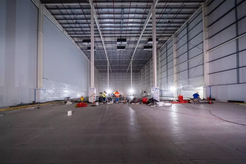Steel structure refrigerated warehouse