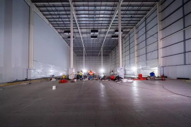Steel structure refrigerated warehouse