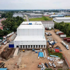 Steel structure refrigerated warehouse