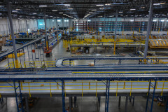 Large steel structure freight warehouse plant