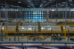 Large steel structure freight warehouse plant