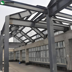 Quick Construction Prefab Metal Industrial Building Frame Factory Hangar Workshop Steel Structure