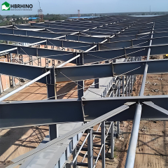 Fast Installing Light Prefab Exhibition Hall Customized Showroom Prefabricated Steel Structure Factory Workshop