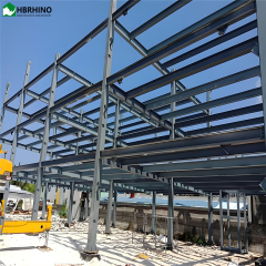 Quick Construction Prefab Metal Industrial Building Frame Factory Hangar Workshop Steel Structure