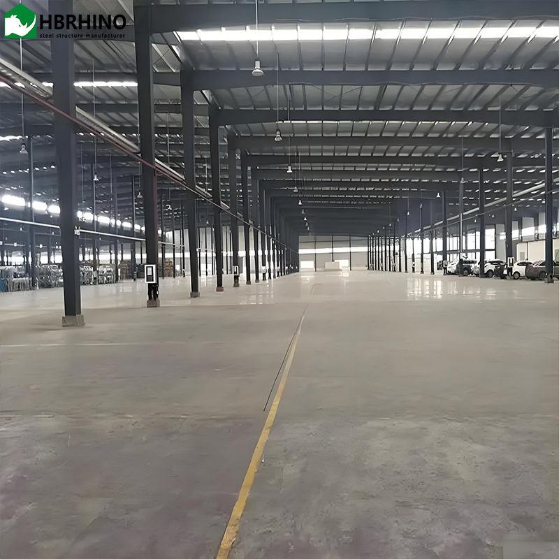 Fast Installing Light Prefab Exhibition Hall Customized Showroom Prefabricated Steel Structure Factory Workshop