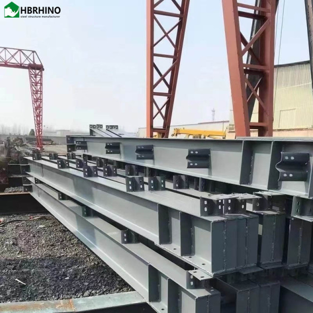 Quick Construction Prefab Metal Industrial Building Frame Factory Hangar Workshop Steel Structure